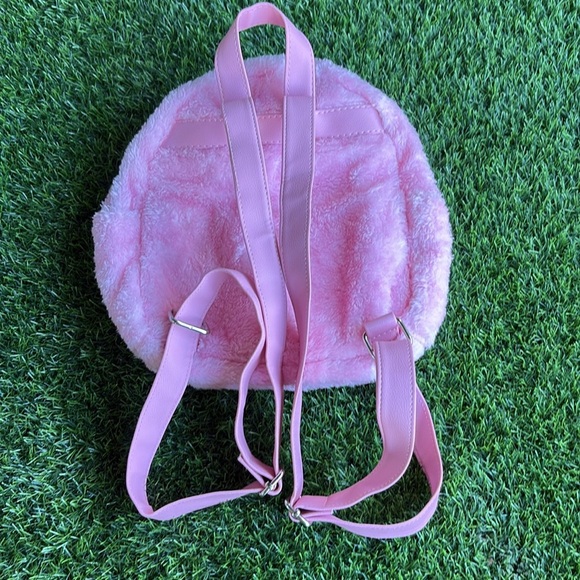 MELANIE MARTINEZ Portals Fuzzy Pink Backpack with Zipper Closure - Picture 10 of 13